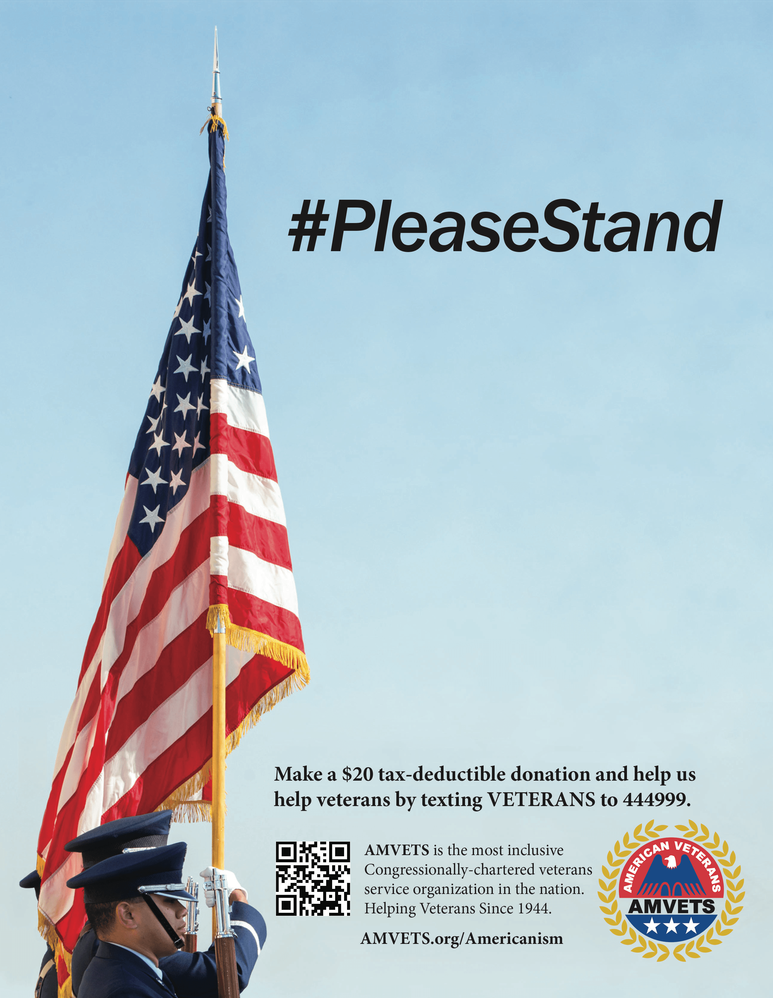 #PleaseStand AMVETS